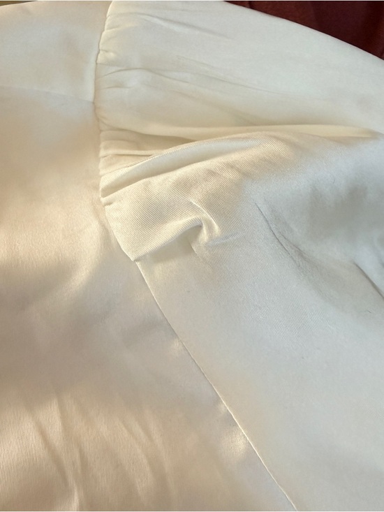 NWT lucyswhims x The Drop Ivory Button‑Up Blouse – Size L - Picture 9 of 14